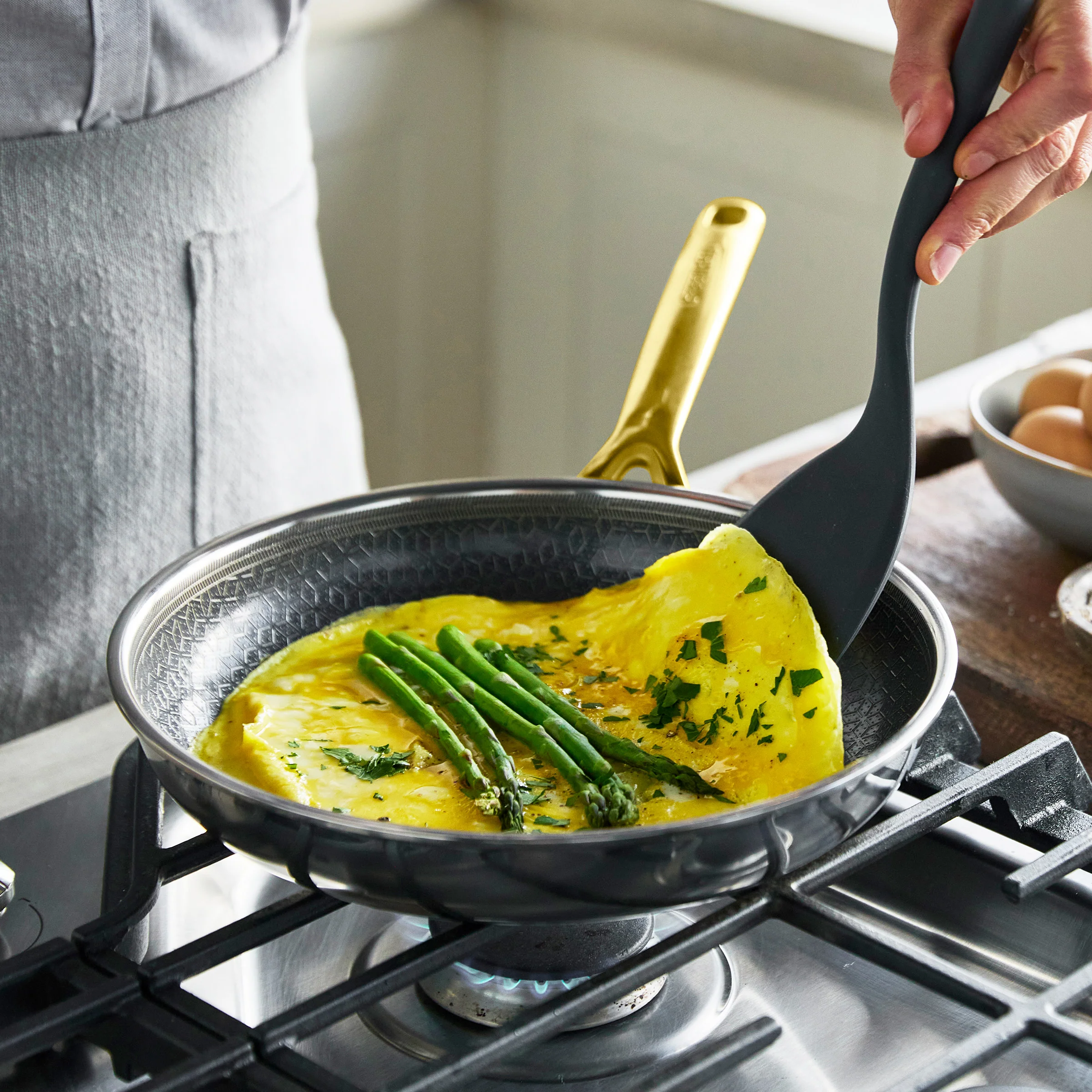Spectra Gold Thermobond Hybrid Ceramic Nonstick 12-Piece Cookware Set - Image 7
