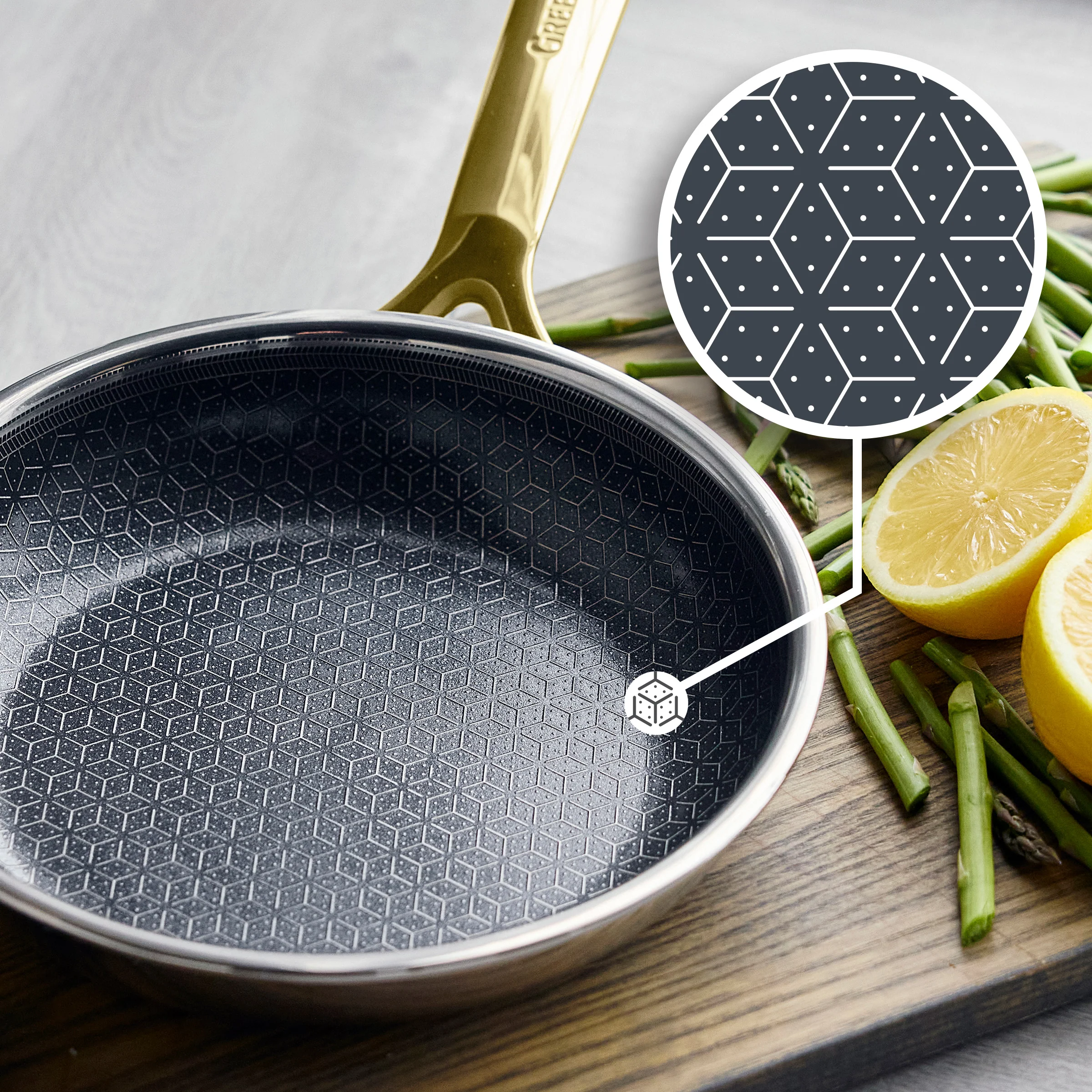 Spectra Gold Thermobond Hybrid Ceramic Nonstick 8" Frypan - Image 4