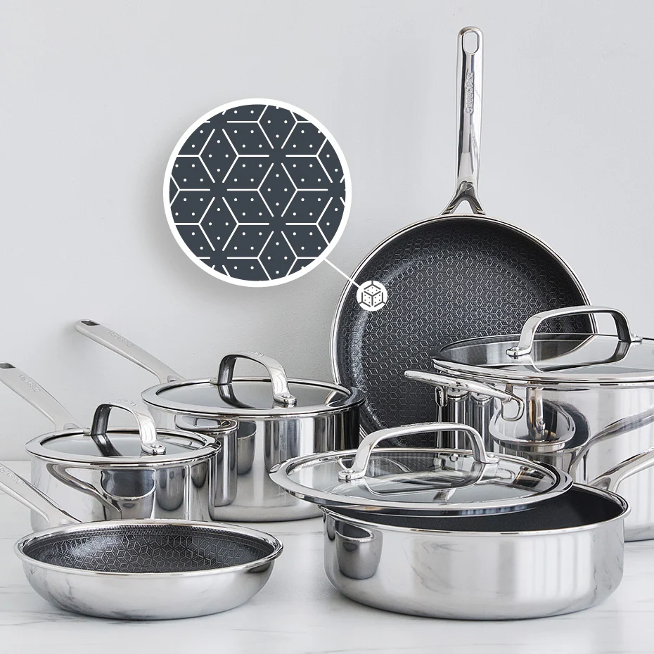 Spectra Thermobond Hybrid Ceramic Nonstick 12-Piece Cookware Set - Image 4