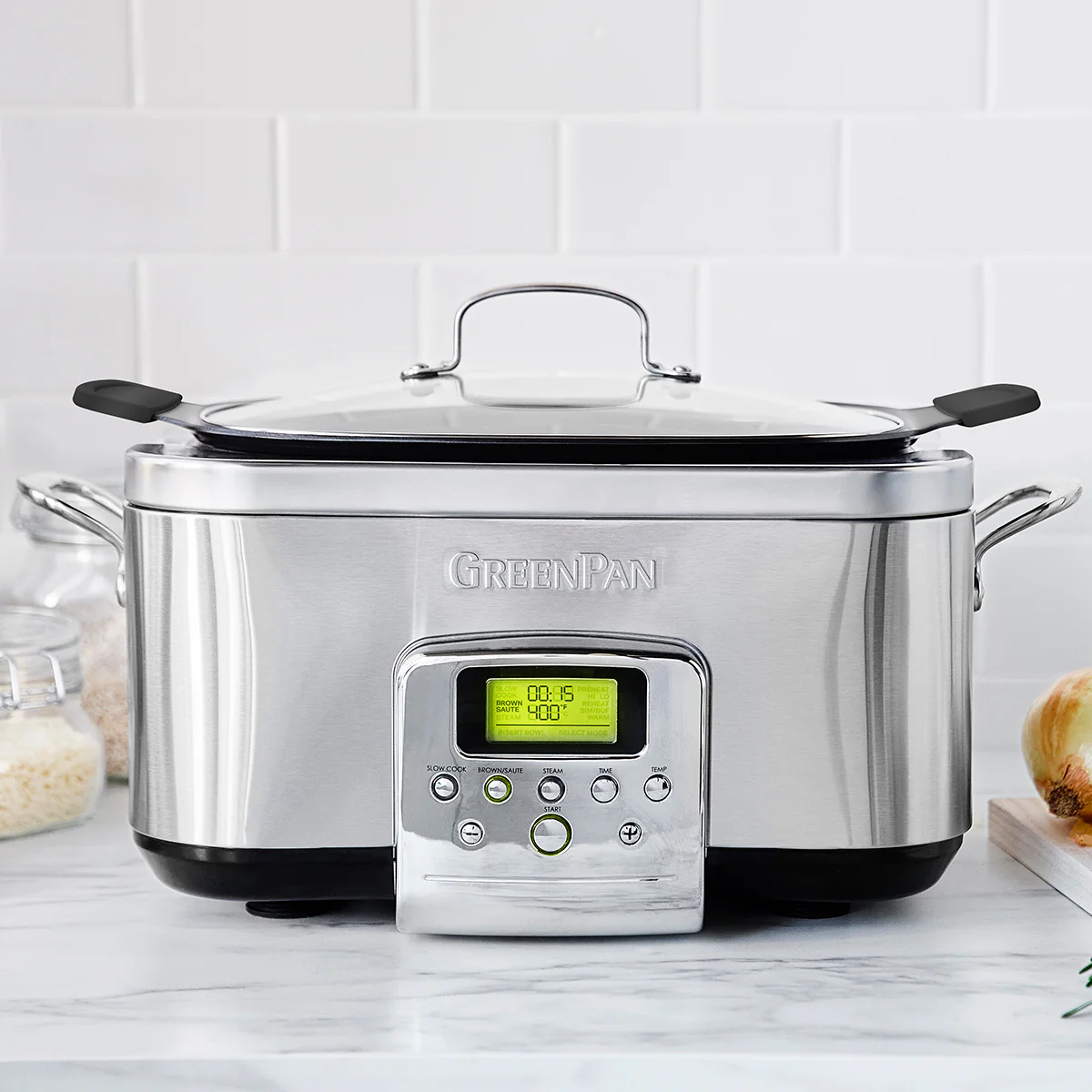 Elite 6-Quart Slow Cooker | Premiere Stainless Steel - Image 3