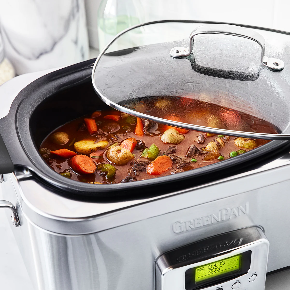 Elite 6-Quart Slow Cooker | Premiere Stainless Steel - Image 7