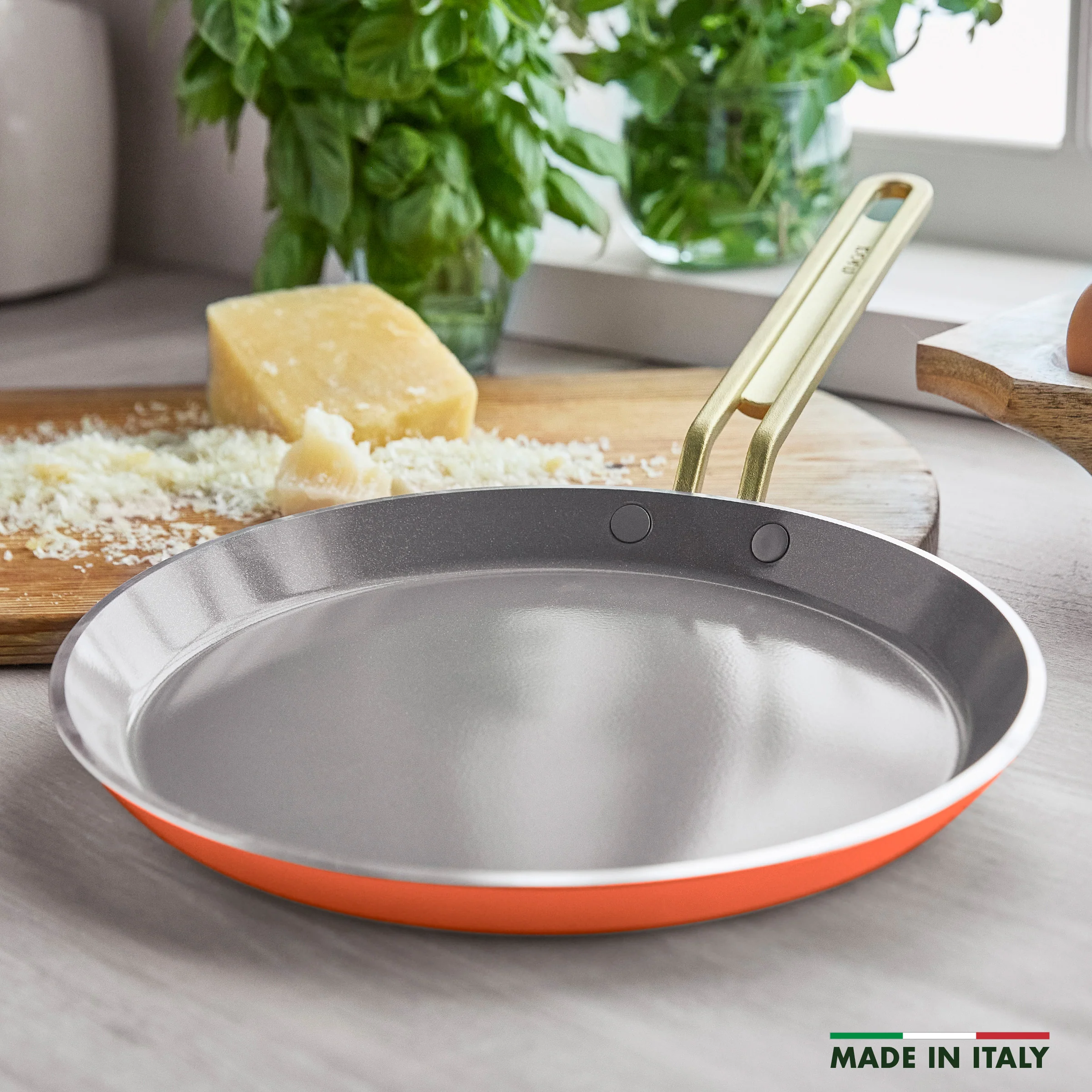 Stanley Tucci™ Ceramic Nonstick 10" Crepe and Omelette Pan | Amalfi Sunset - Image 3