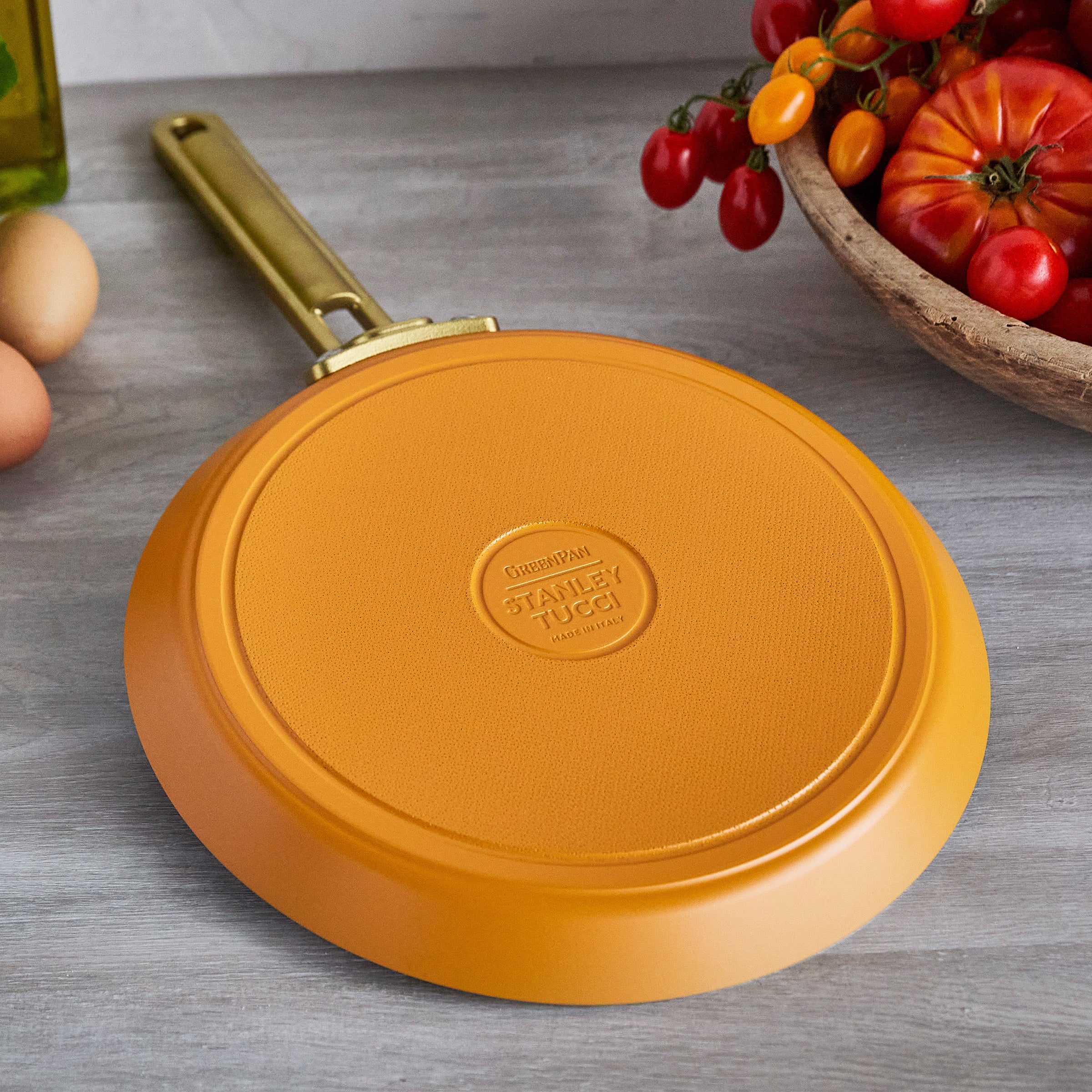 Stanley Tucci™ Ceramic Nonstick 10" Crepe and Omelette Pan | Roma Gold - Image 7