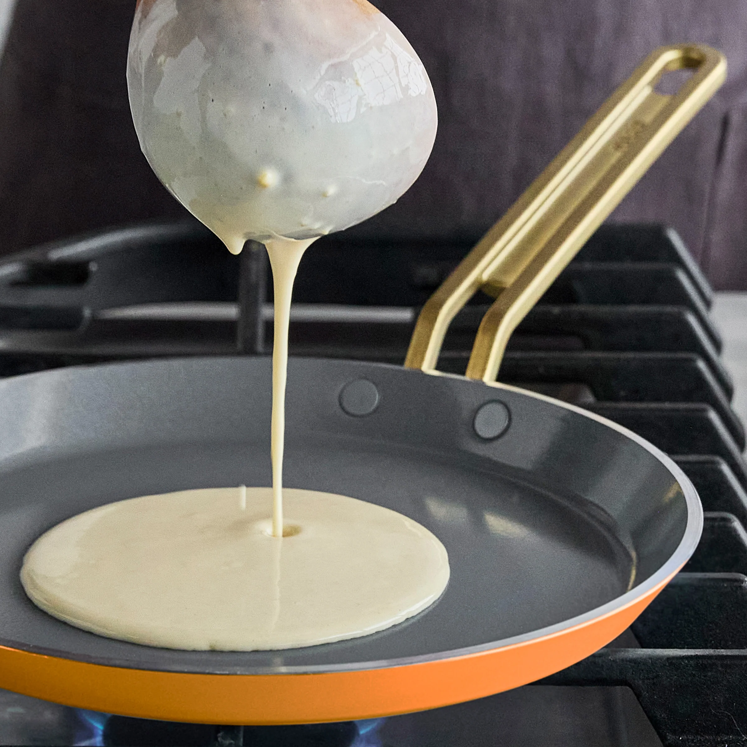Stanley Tucci™ Ceramic Nonstick 10" Crepe and Omelette Pan | Roma Gold - Image 9