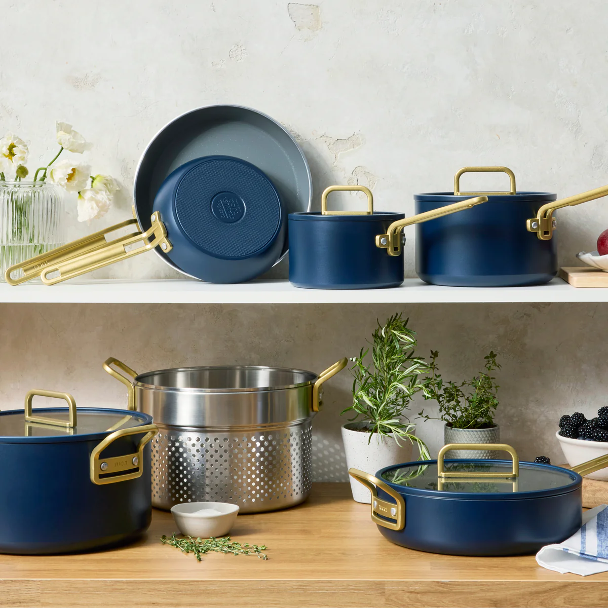 Stanley Tucci™ Ceramic Nonstick 2-Quart Saucepan with Lid | Marino Blue - Image 8