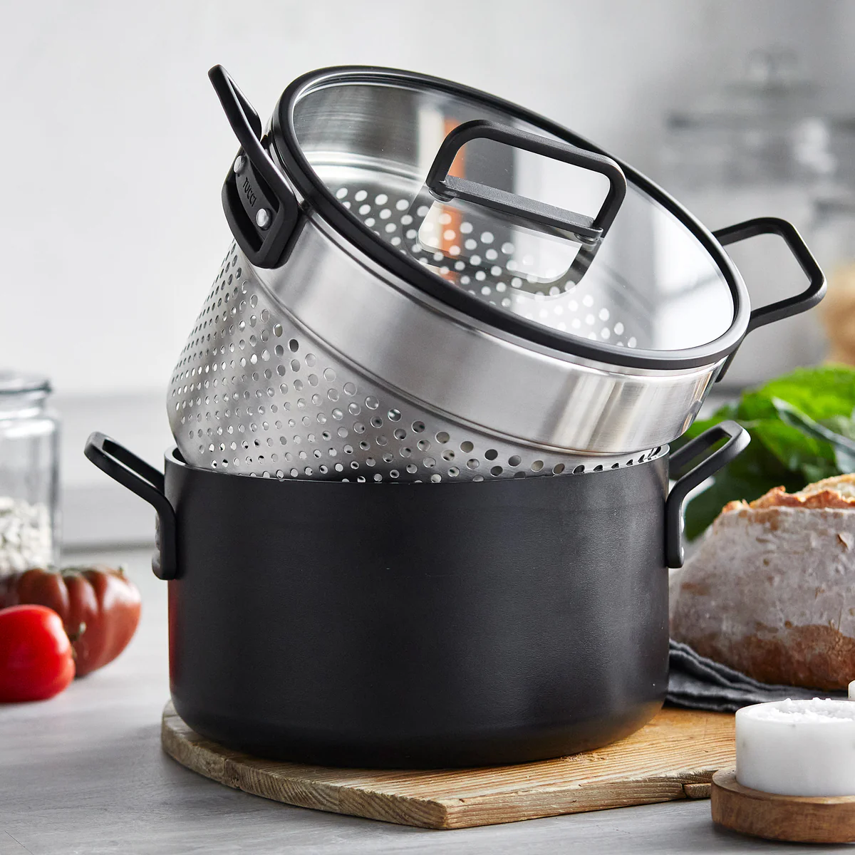 Stanley Tucci™ Ceramic Nonstick 11-Piece Cookware Set | Milano Black - Image 6