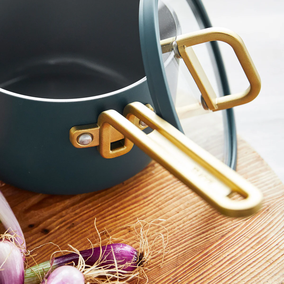 Stanley Tucci™ Ceramic Nonstick 2-Quart Saucepan with Lid | Venetian Teal - Image 5