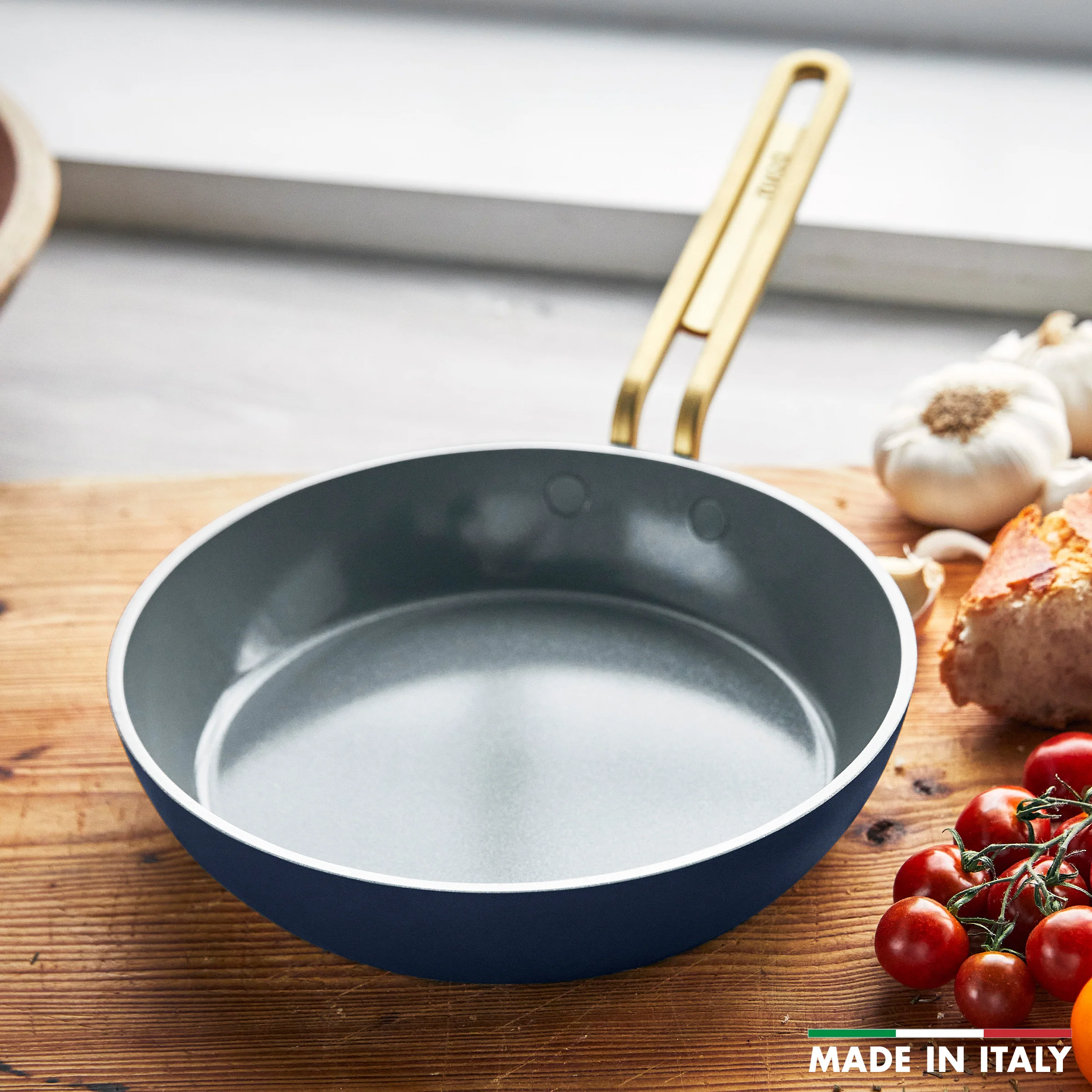 Stanley Tucci™ Ceramic Nonstick 3-Piece Mini Set | Marino Blue - Image 3