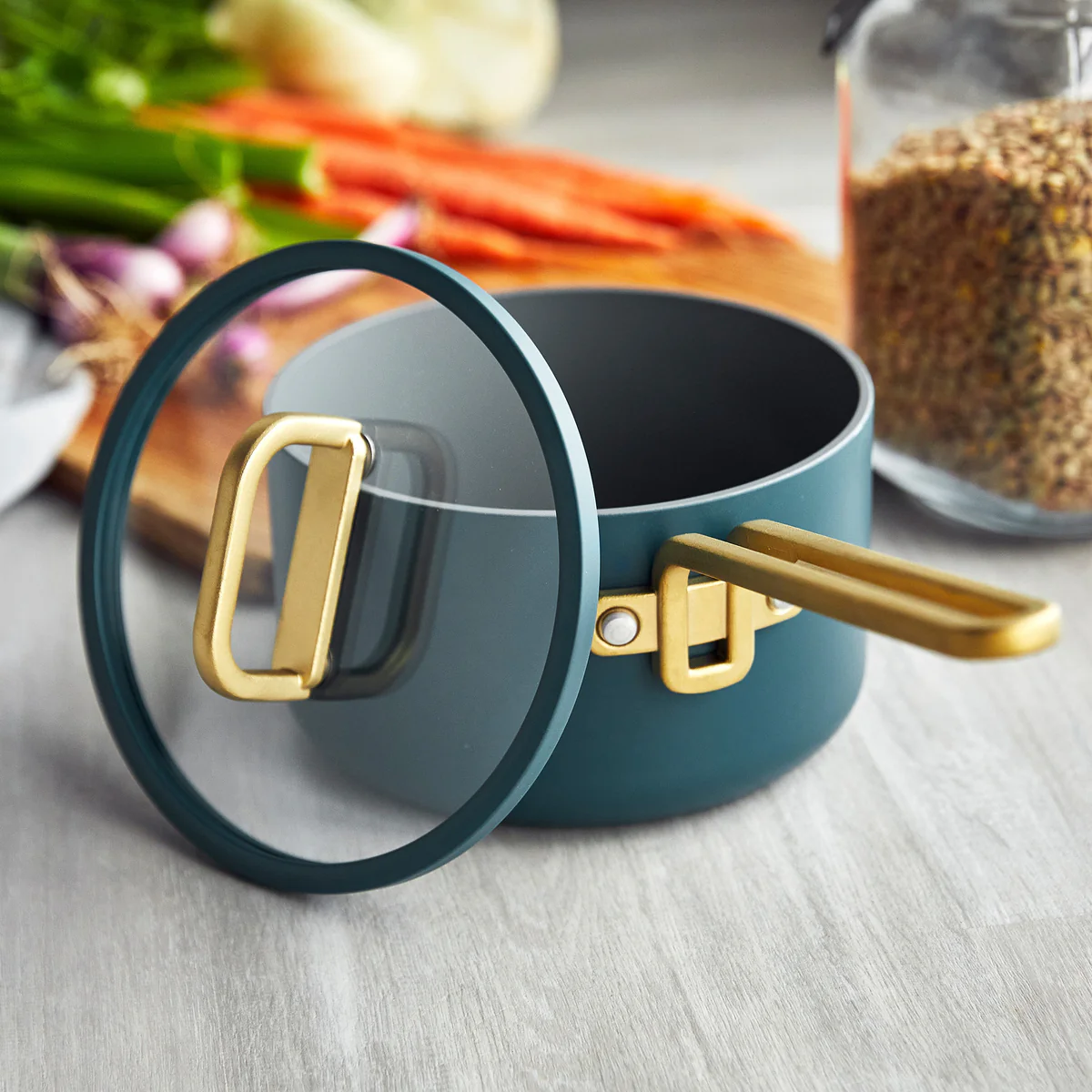 Stanley Tucci™ Ceramic Nonstick 3-Piece Mini Set | Venetian Teal - Image 7