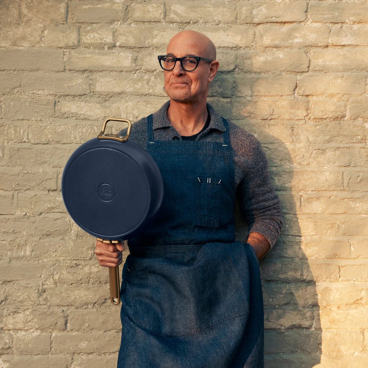 Stanley Tucci™ Ceramic Nonstick 4.5-Quart Stanley Pan Jr. | Marino Blue - Image 10