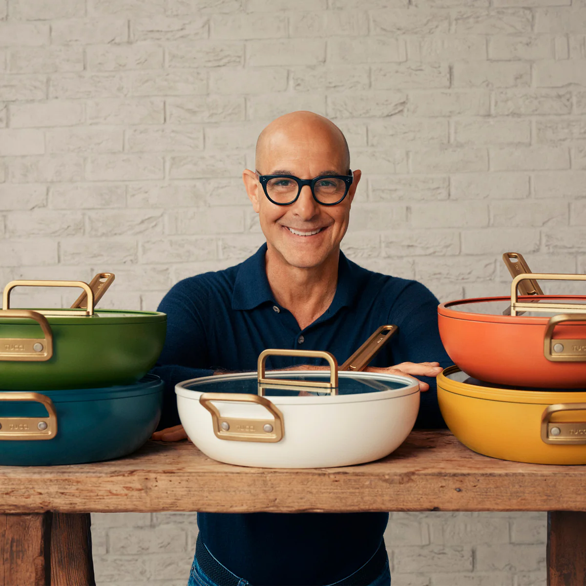 Stanley Tucci™ Ceramic Nonstick 4.5-Quart Stanley Pan Jr. | Tuscan Olive - Image 10