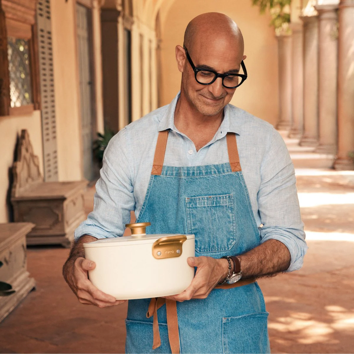 Stanley Tucciâ„¢ Ceramic Nonstick 6.5-Quart Dutch Oven | Carrara White - Image 14
