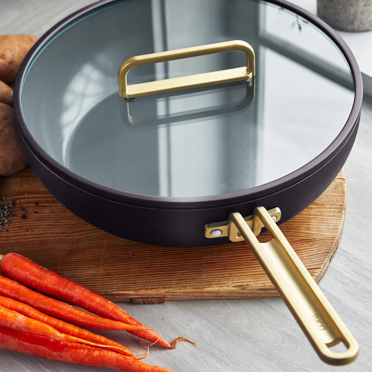 Stanley Tucci™ Ceramic Nonstick 6.5-Quart Essential Stanley Pan | Calabrian Fig - Image 3