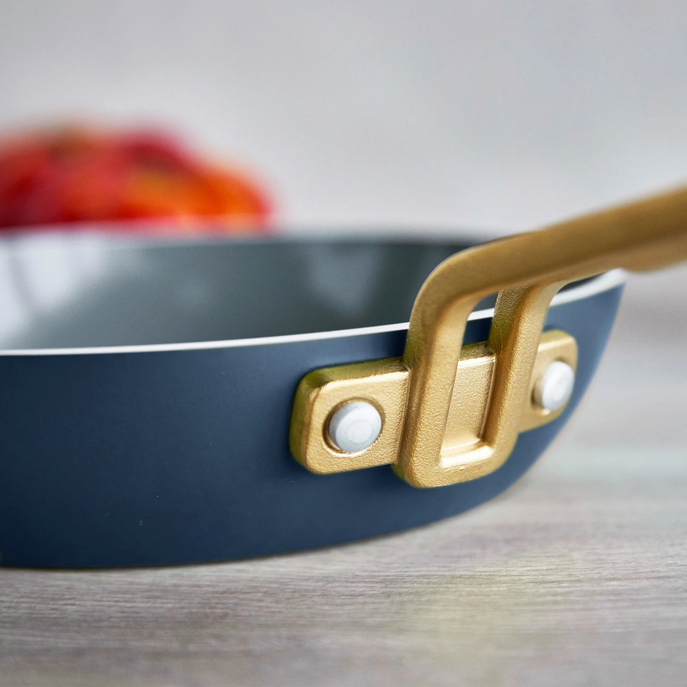 Stanley Tucci™ Ceramic Nonstick 8", 10" and 12" Frypan Set | Marino Blue - Image 7