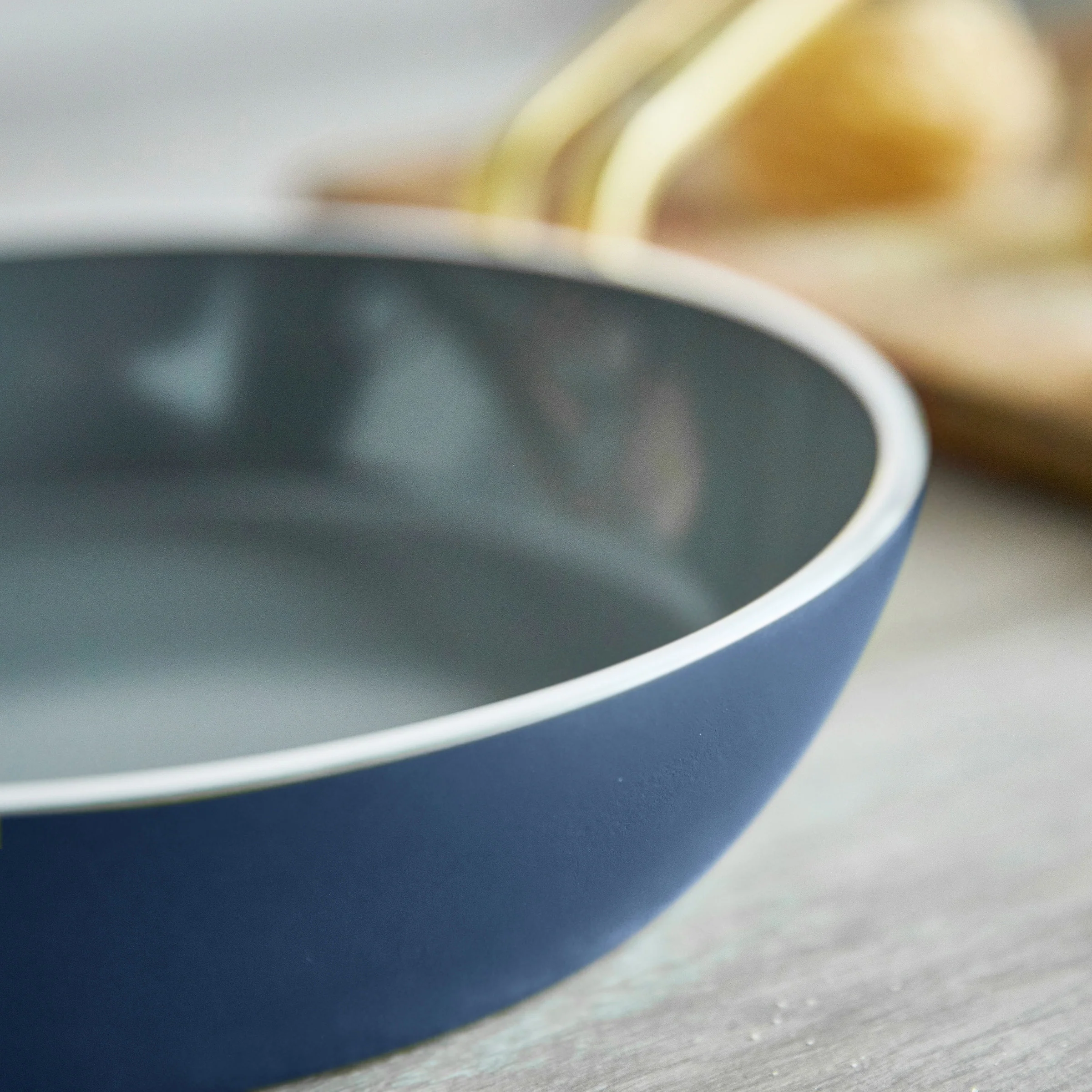 Stanley Tucci™ Ceramic Nonstick 8", 10" and 12" Frypan Set | Marino Blue - Image 9