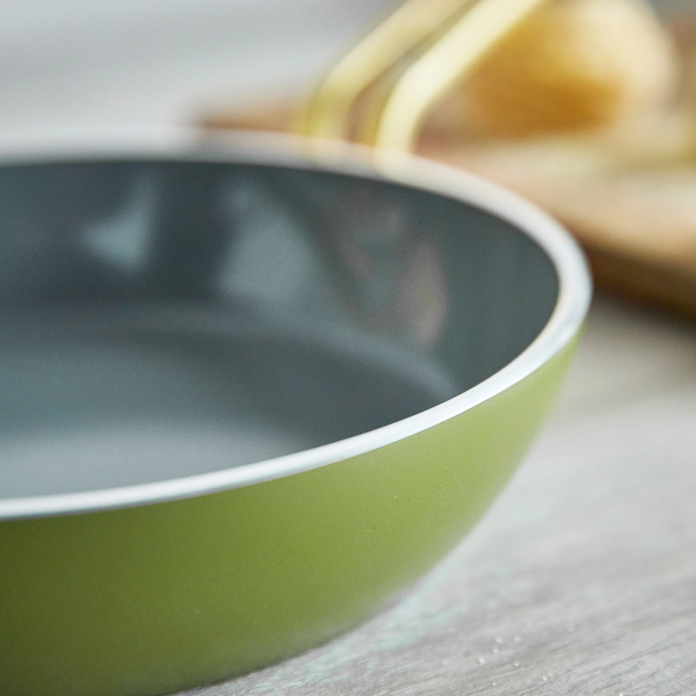 Stanley Tucci™ Ceramic Nonstick 8", 10" and 12" Frypan Set | Tuscan Olive - Image 9