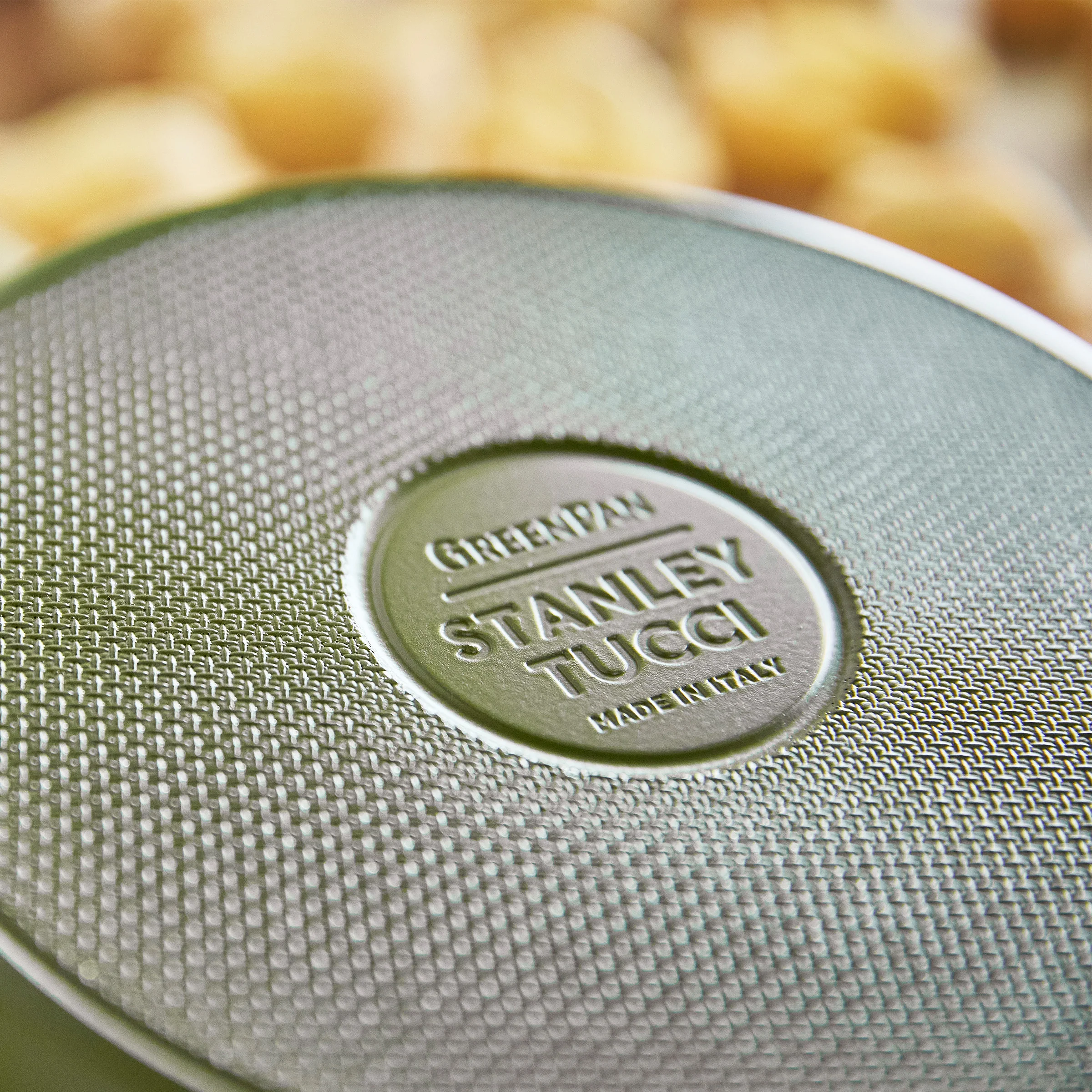 Stanley Tucci™ Ceramic Nonstick 8" and 10" Frypan Set | Tuscan Olive - Image 10