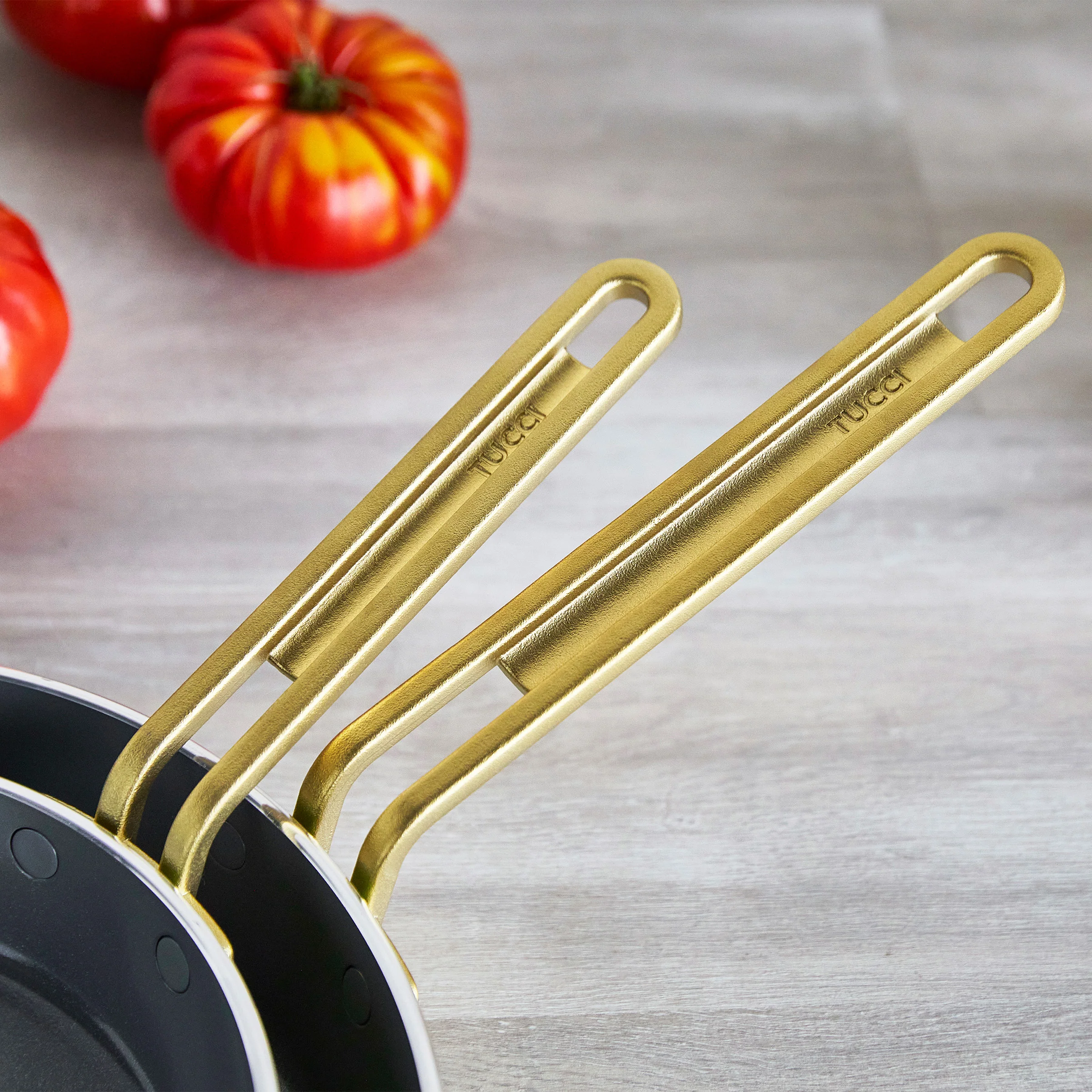 Stanley Tucci™ Ceramic Nonstick 8" and 10" Frypan Set | Tuscan Olive - Image 6