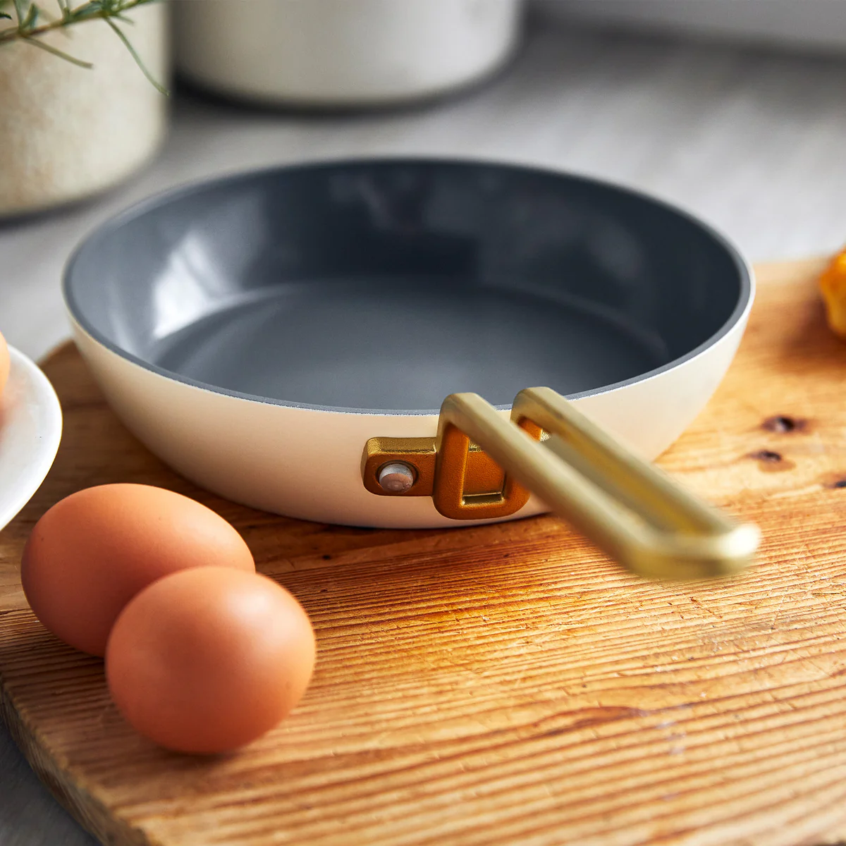 Stanley Tucci™ Ceramic Nonstick 8" Frypan | Carrara White - Image 7