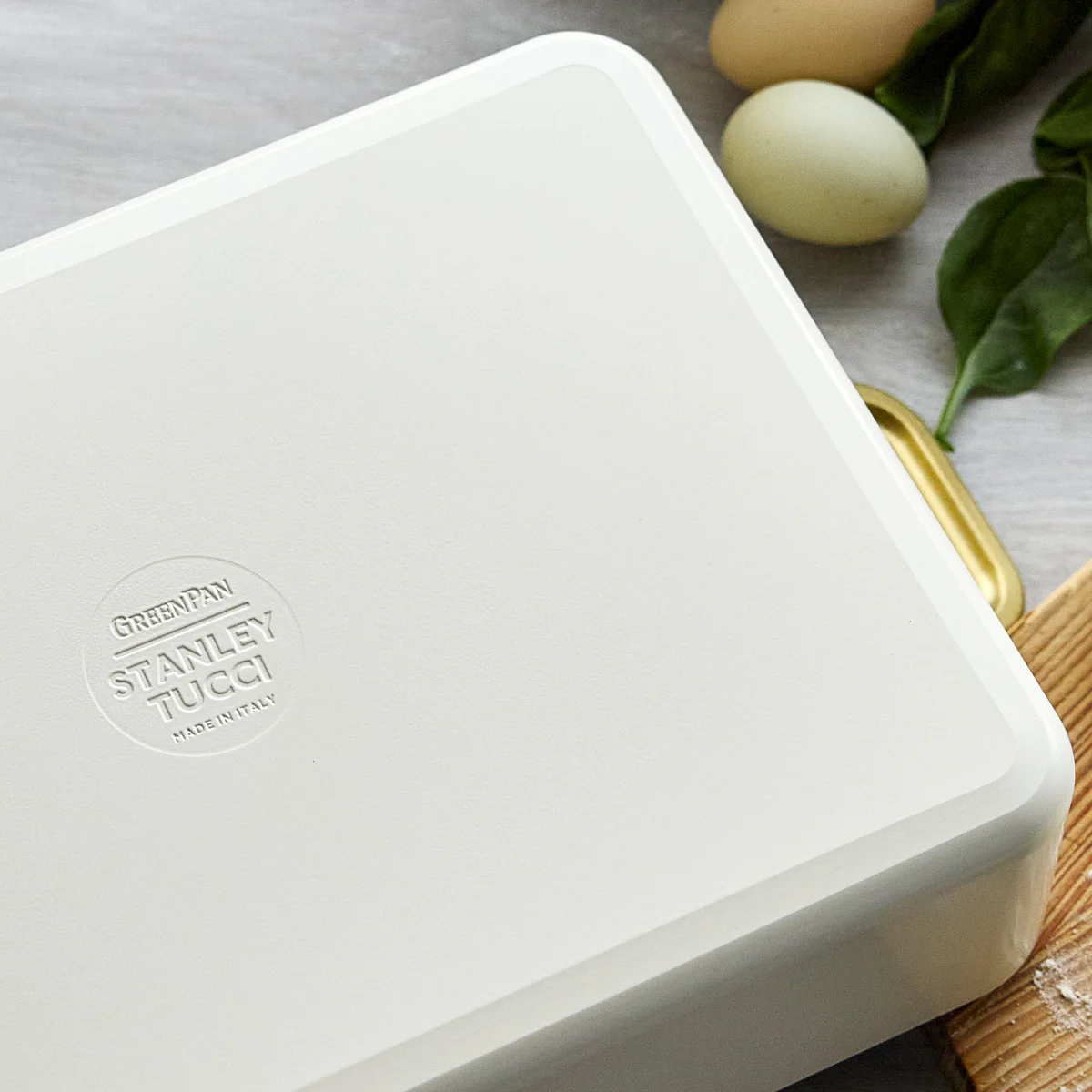 Stanley Tucci™ Ceramic Nonstick Lasagna Pan | Carrara White - Image 8