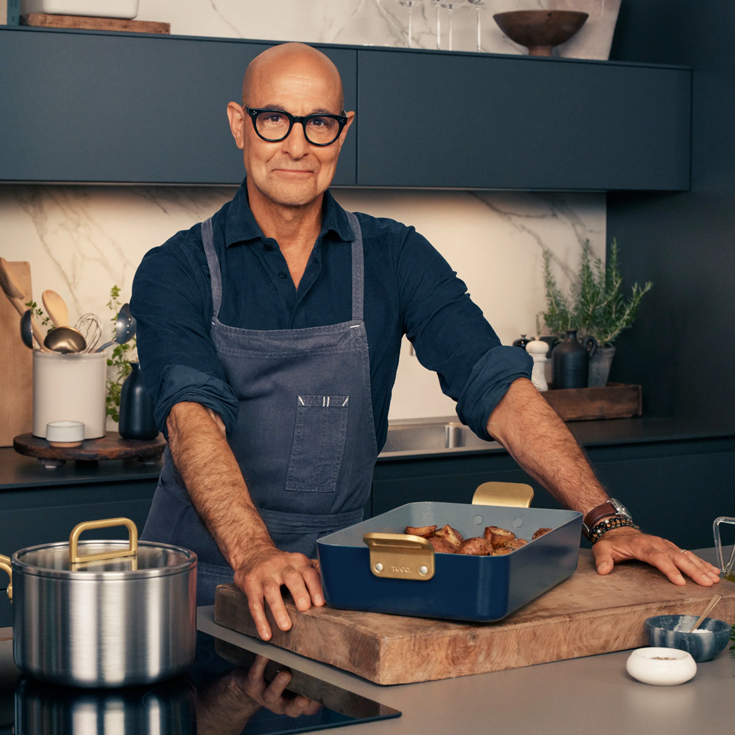 Stanley Tucci™ Ceramic Nonstick Lasagna Pan | Marino Blue - Image 2