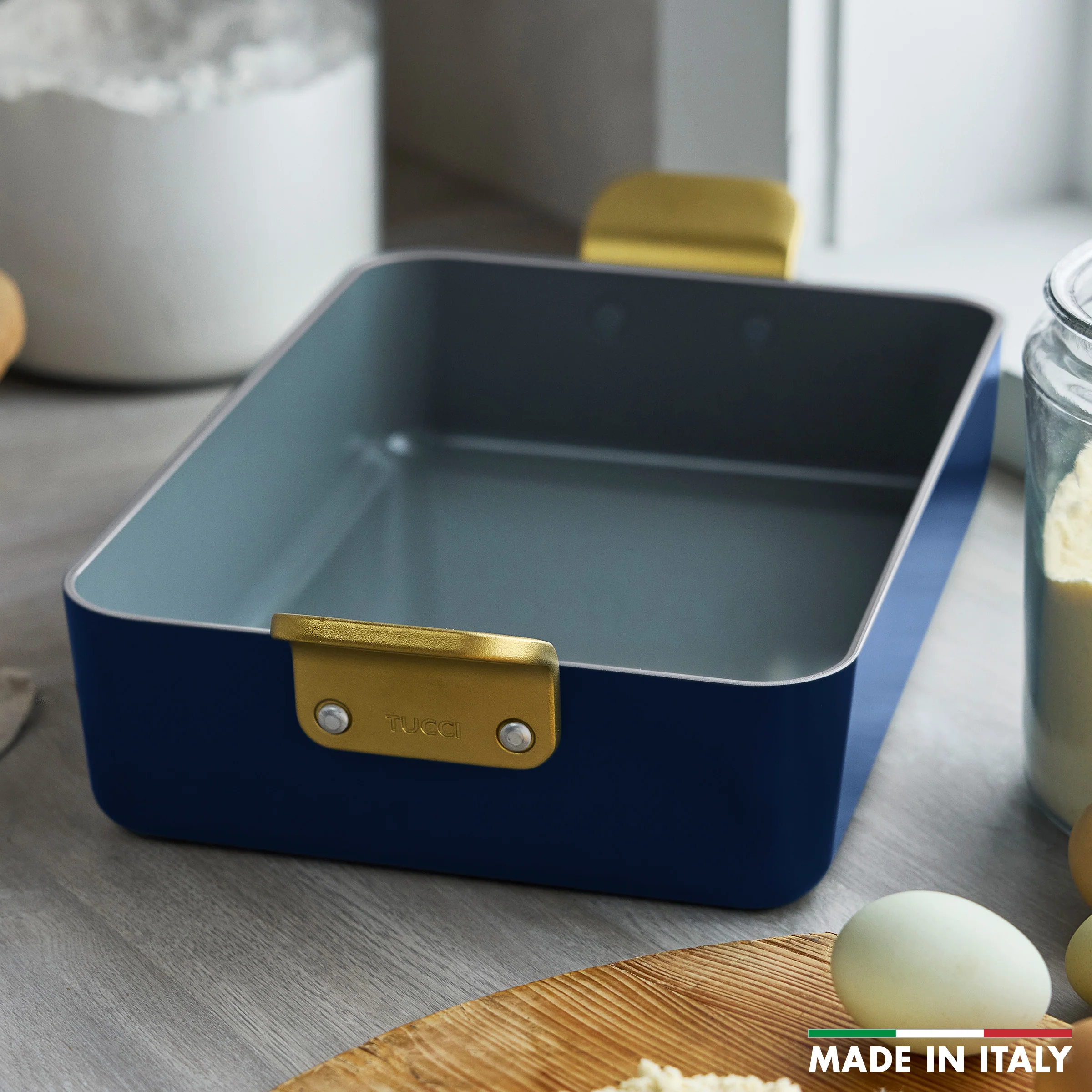 Stanley Tucci™ Ceramic Nonstick Lasagna Pan | Marino Blue - Image 3