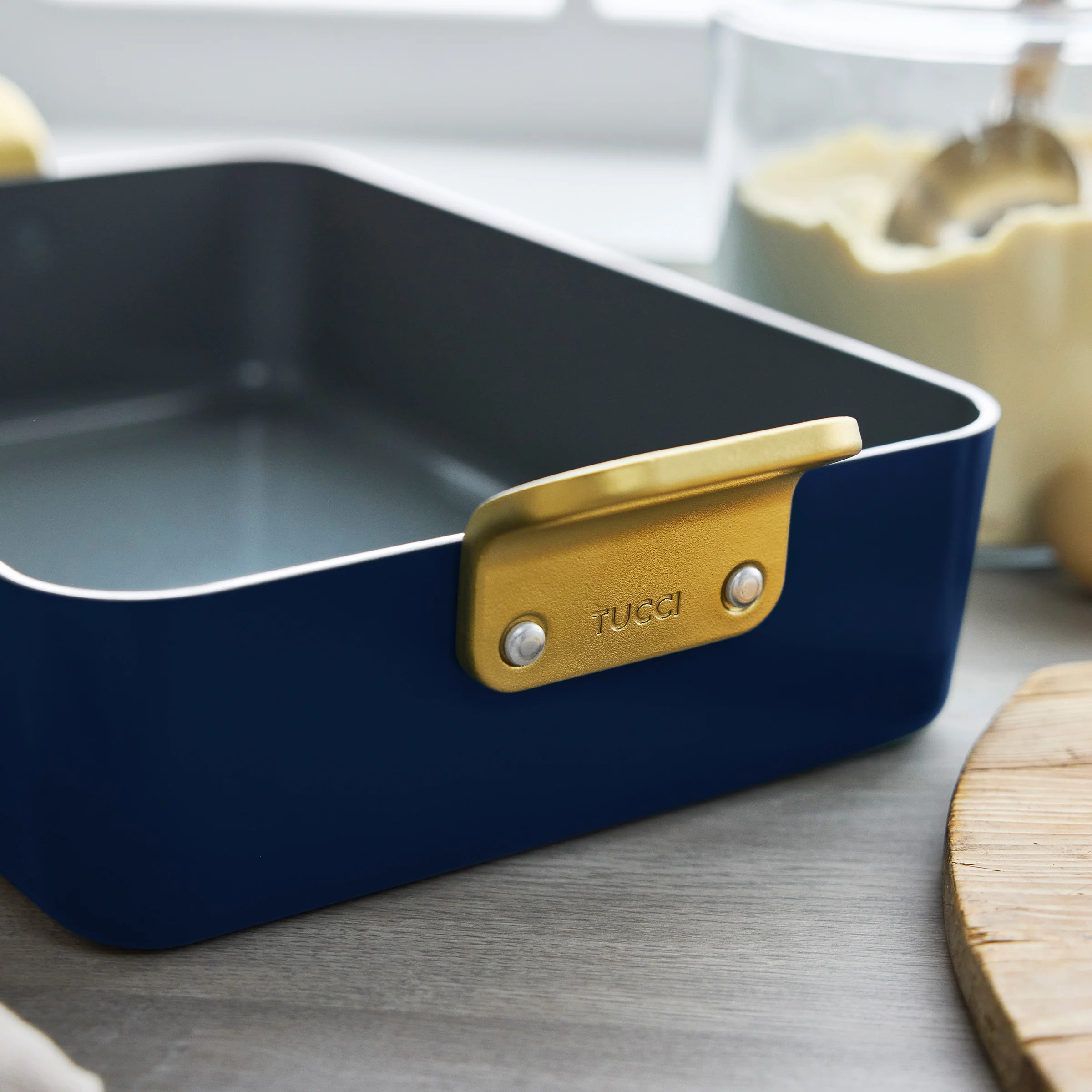 Stanley Tucci™ Ceramic Nonstick Lasagna Pan | Marino Blue - Image 6