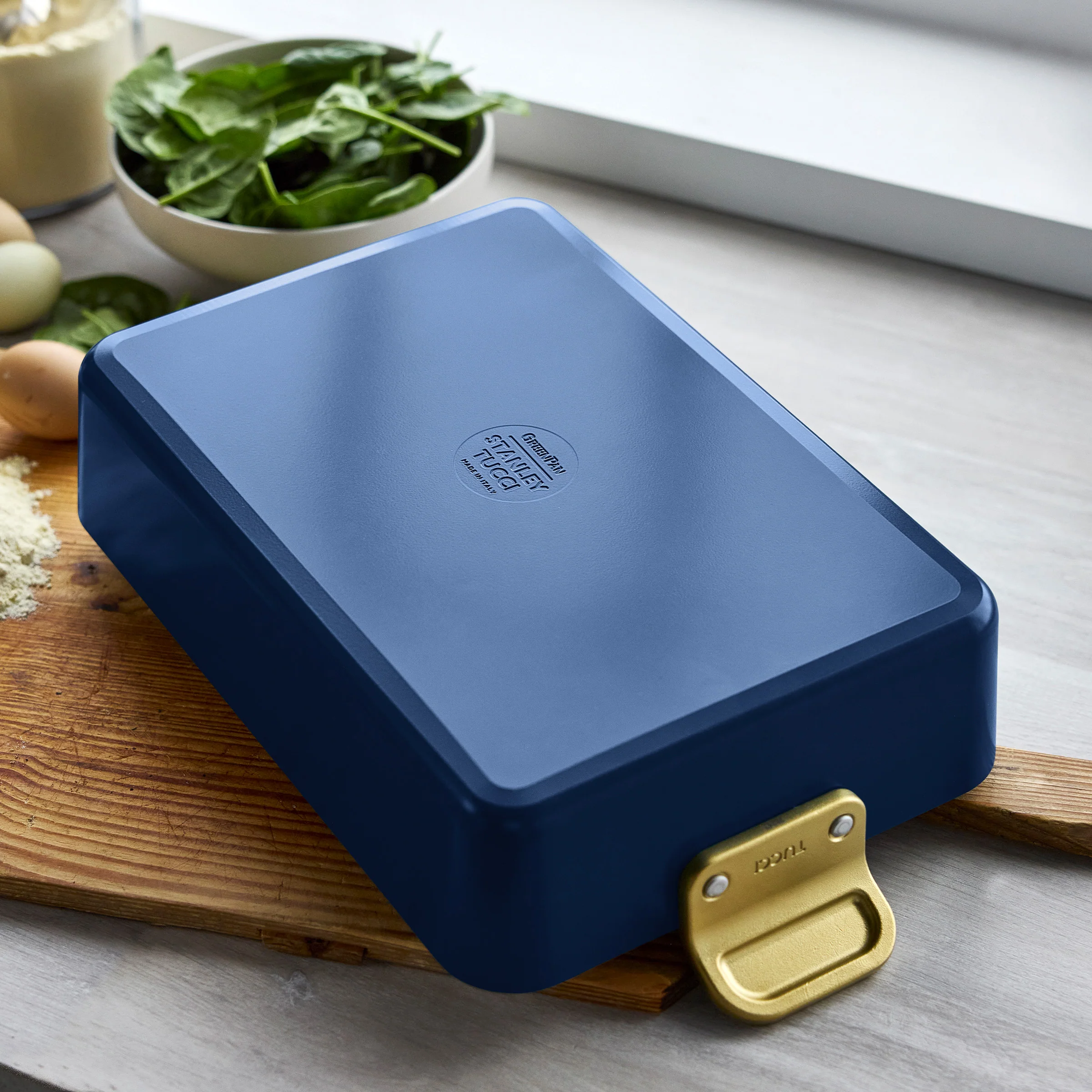 Stanley Tucci™ Ceramic Nonstick Lasagna Pan | Marino Blue - Image 7