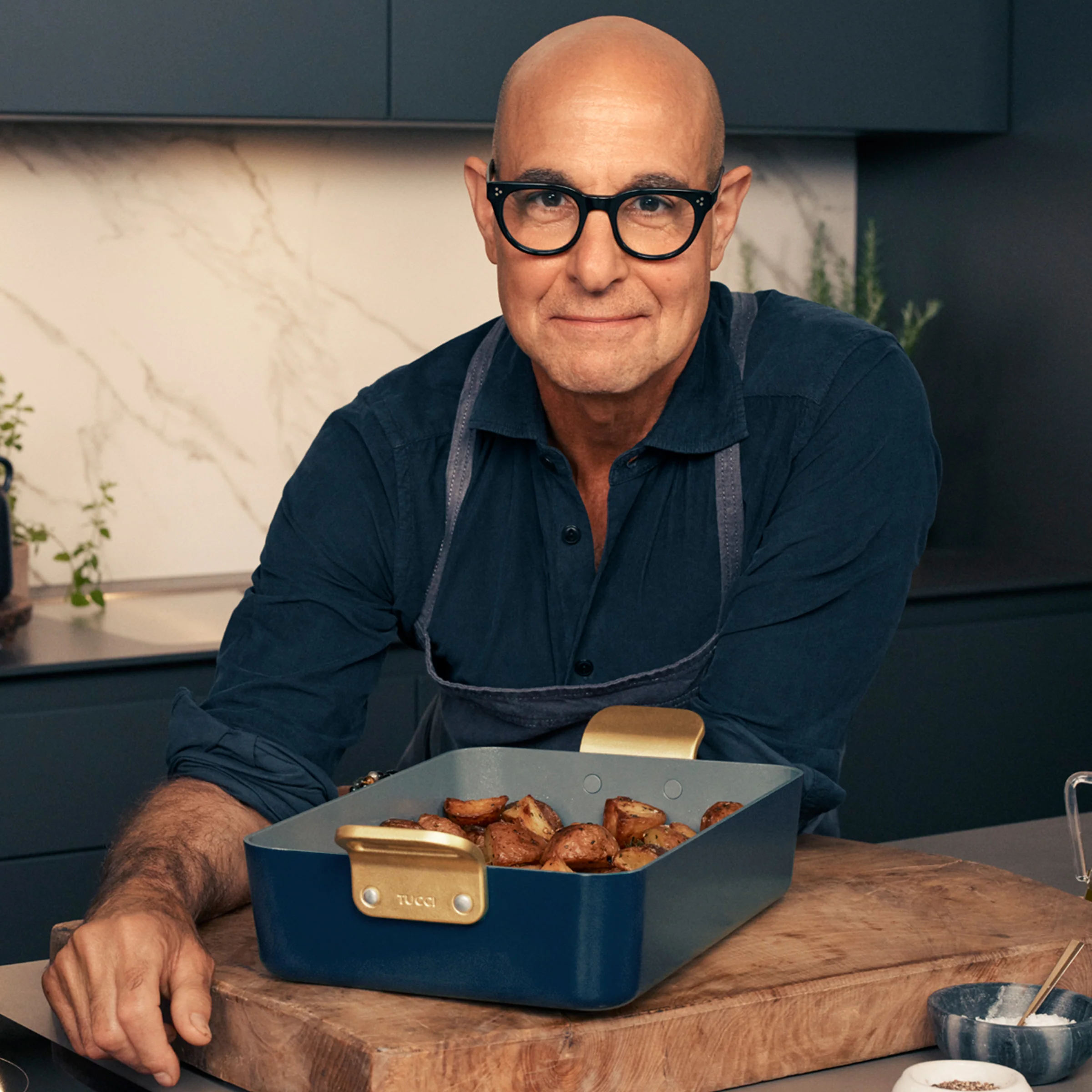 Stanley Tucci™ Ceramic Nonstick Lasagna Pan | Marino Blue - Image 9