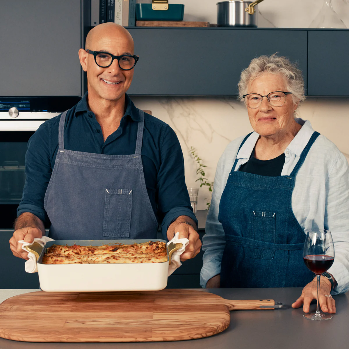 Stanley Tucci™ Ceramic Nonstick Lasagna Pan | Venetian Teal - Image 11