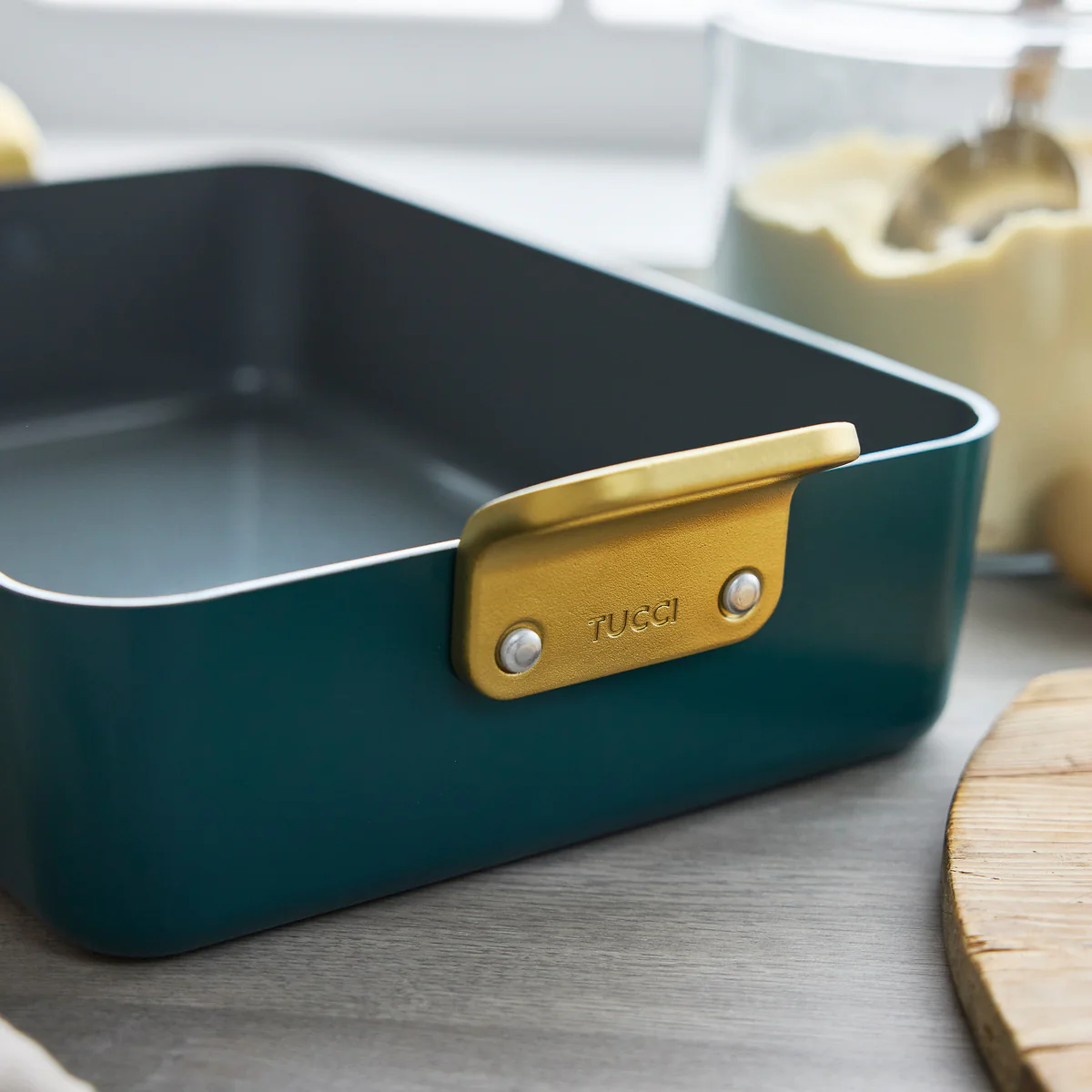 Stanley Tucci™ Ceramic Nonstick Lasagna Pan | Venetian Teal - Image 8