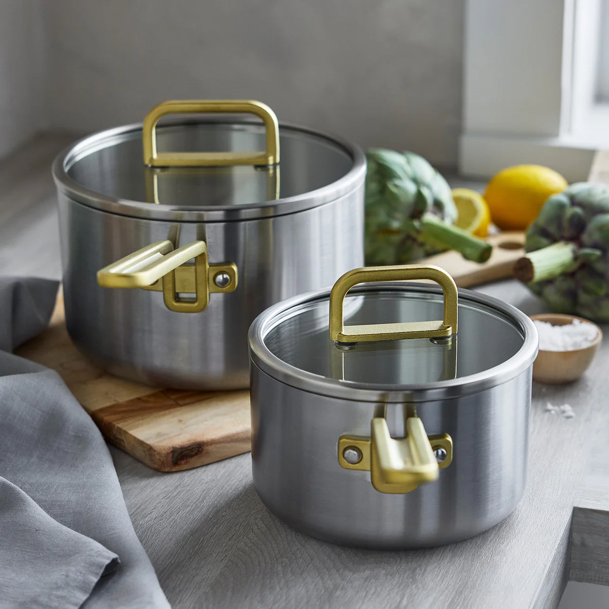 Stanley Tucci™ Uncoated Stainless Steel 2-Quart Saucepan with Lid - Image 7