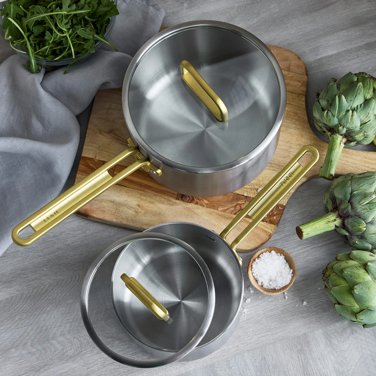 Stanley Tucci™ Uncoated Stainless Steel 2-Quart Saucepan with Lid - Image 8