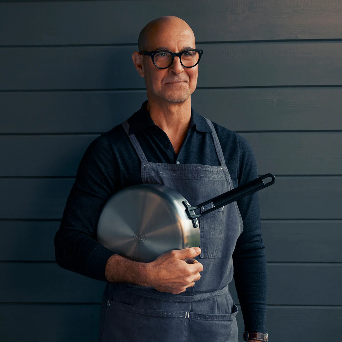 Stanley Tucci™ Stainless Steel Ceramic Nonstick 11-Piece Cookware Set | Black Handles - Image 18