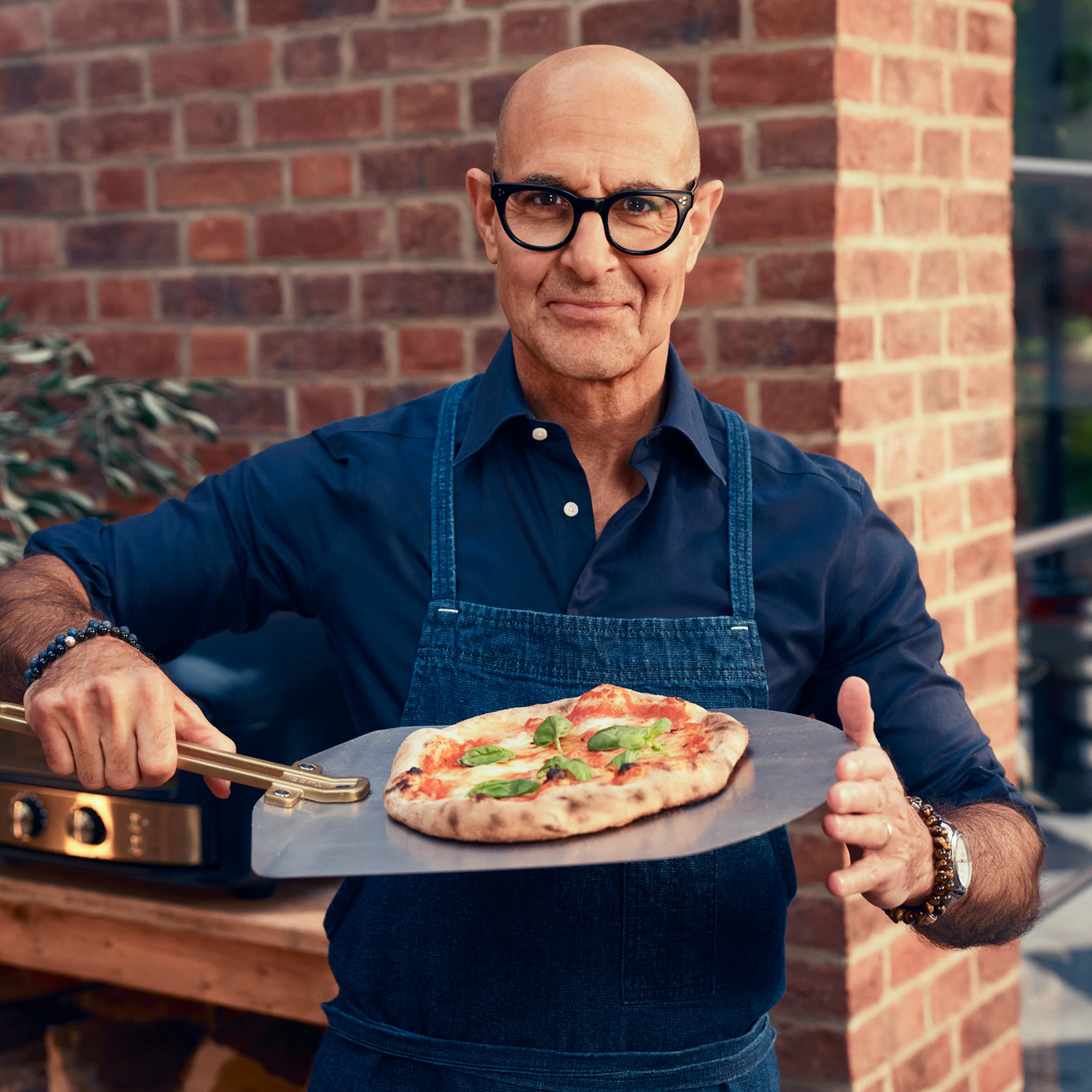 Stanley Tucci™ Indoor and Outdoor Pizza Oven | Marino Blue - Image 5