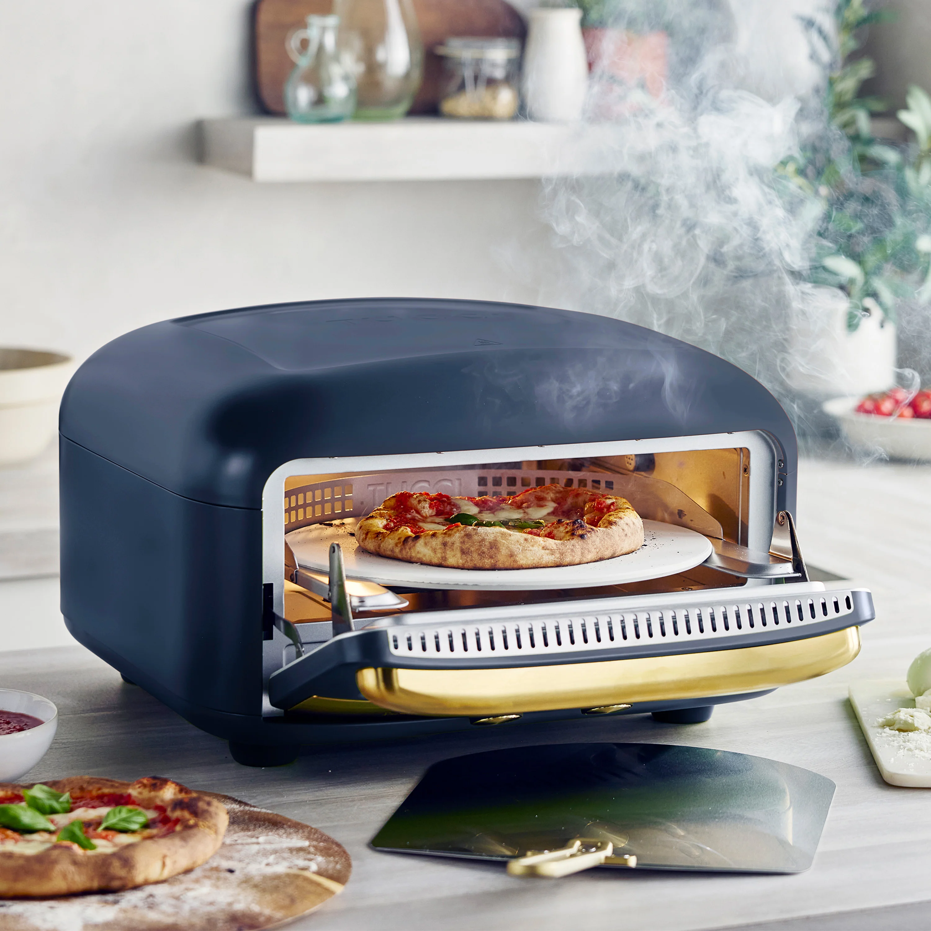 Stanley Tucci™ Indoor and Outdoor Pizza Oven | Marino Blue - Image 7