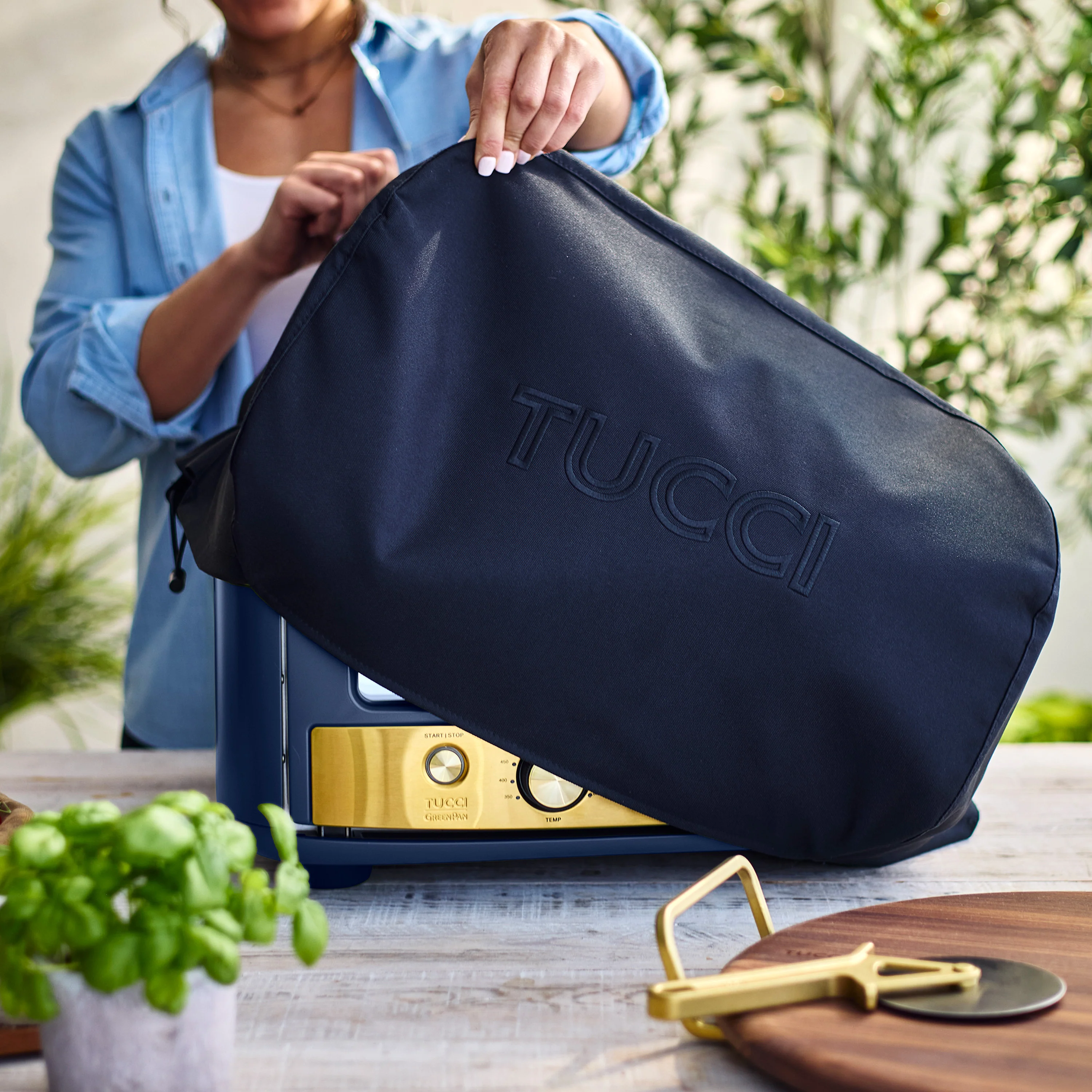 Stanley Tucci™ Indoor and Outdoor Pizza Oven | Marino Blue - Image 8