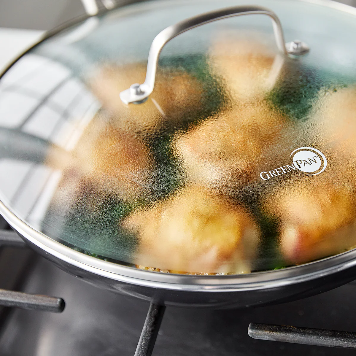 Swift Ceramic Nonstick 12" Frypan with Lid - Image 5