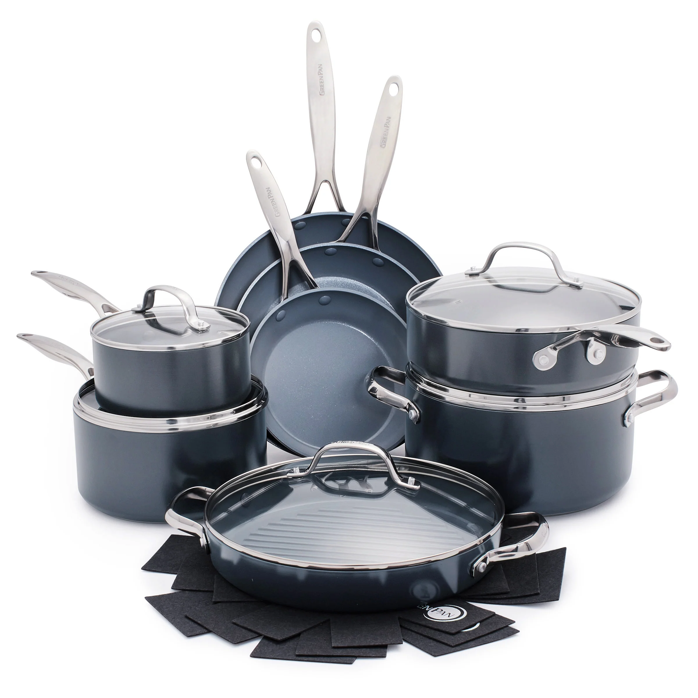 Valencia Pro Ceramic Nonstick 13-Piece Cookware Set - Image 15