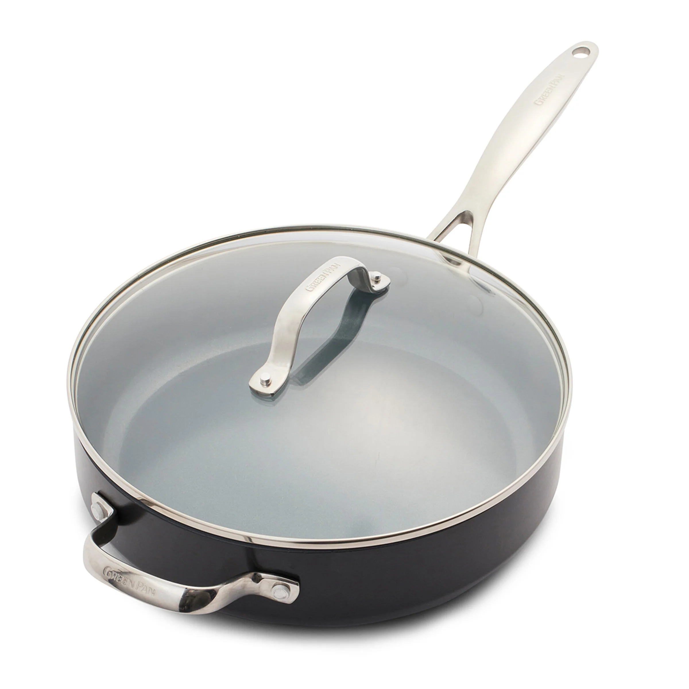 Valencia Pro Ceramic Nonstick 4.5-Quart Sauté Pan with Lid - Image 8