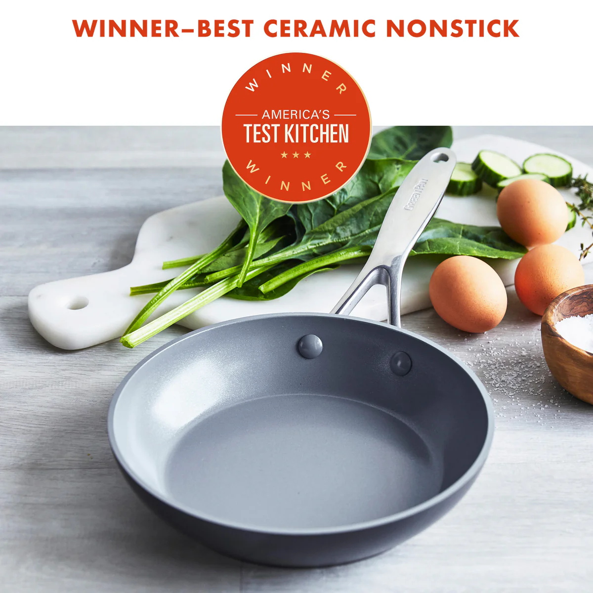 Valencia Pro Ceramic Nonstick 8" Frypan - Image 2