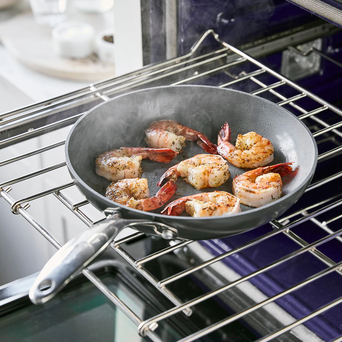 Valencia Pro Ceramic Nonstick 11-Piece Cookware Set | Gray - Image 6