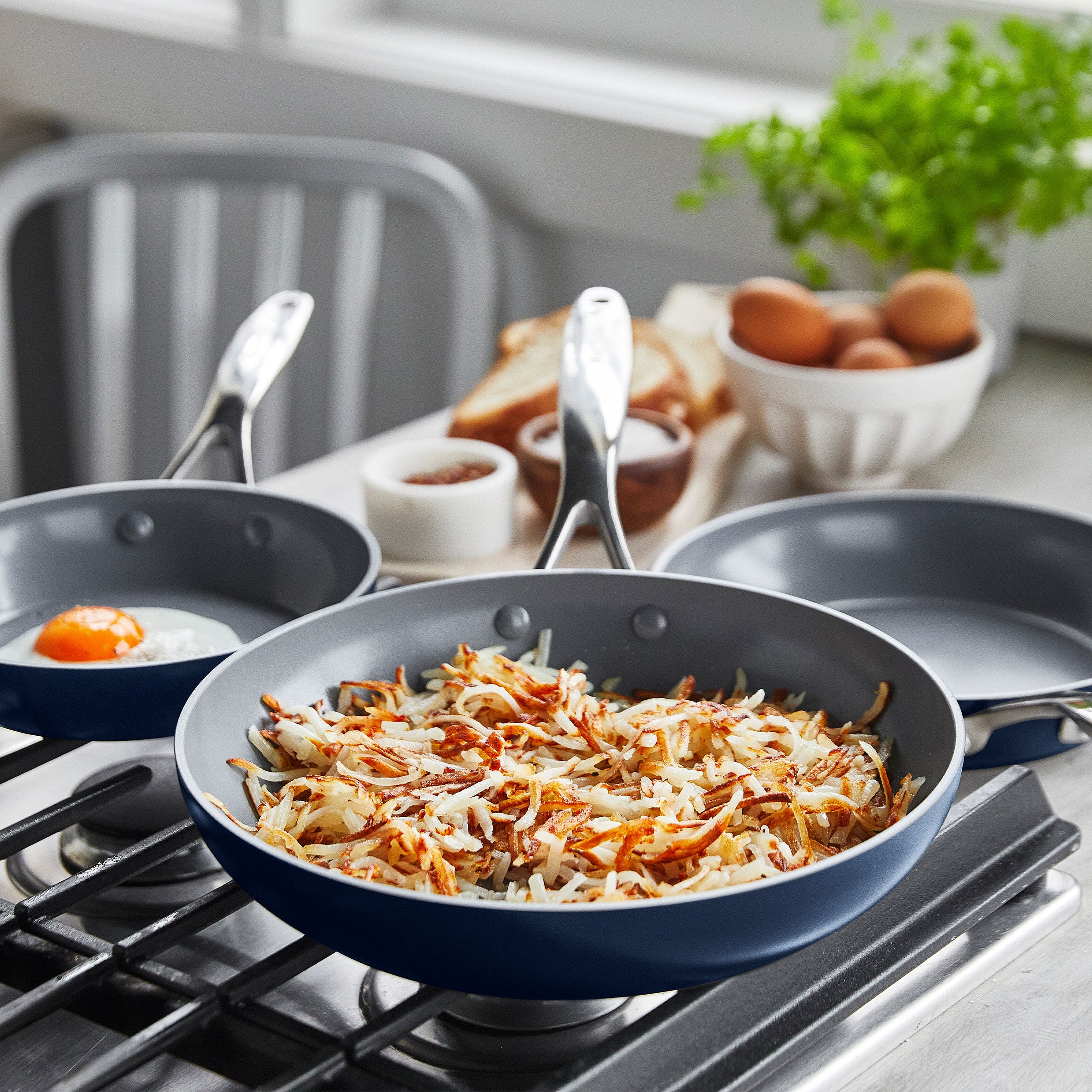 Valencia Pro Ceramic Nonstick 11-Piece Cookware Set | Twilight - Image 5