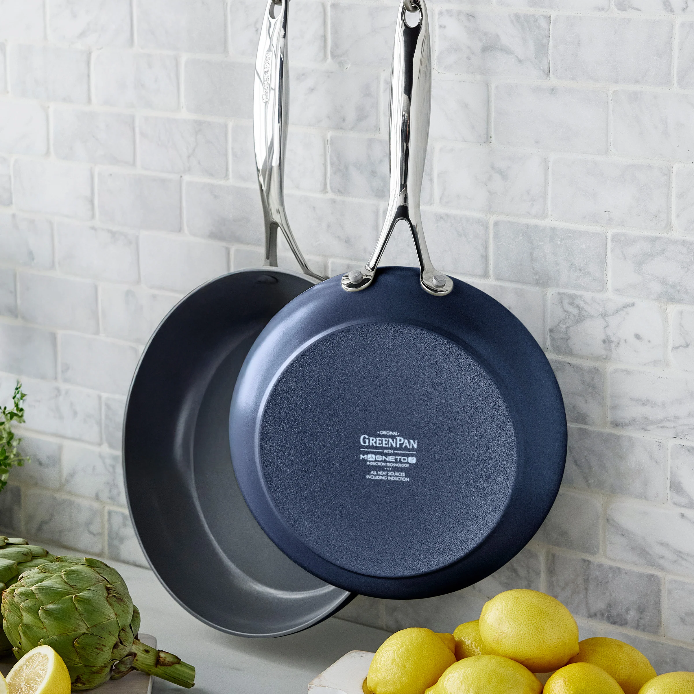 Valencia Pro Ceramic Nonstick 9.5" and 11" Frypan Set | Twilight - Image 7
