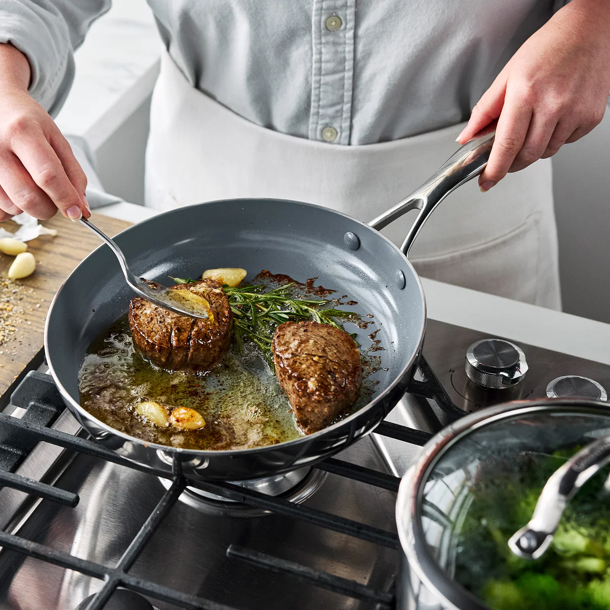 Valencia Pro Stainless Steel 10-Piece Cookware Set - Image 10