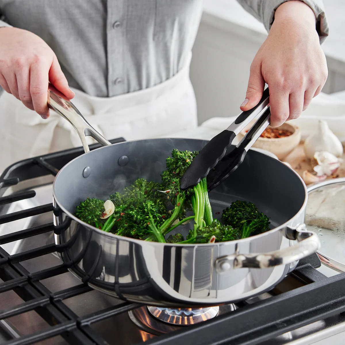 Valencia Pro Stainless Steel 10-Piece Cookware Set - Image 12