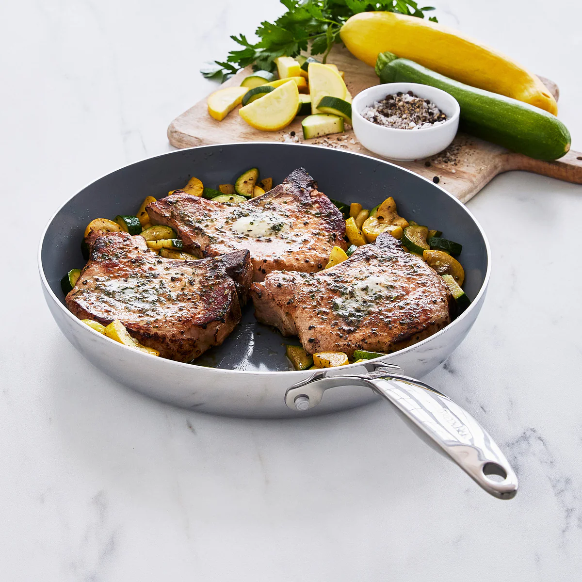Valencia Pro Stainless Steel 12" Frypan - Image 6