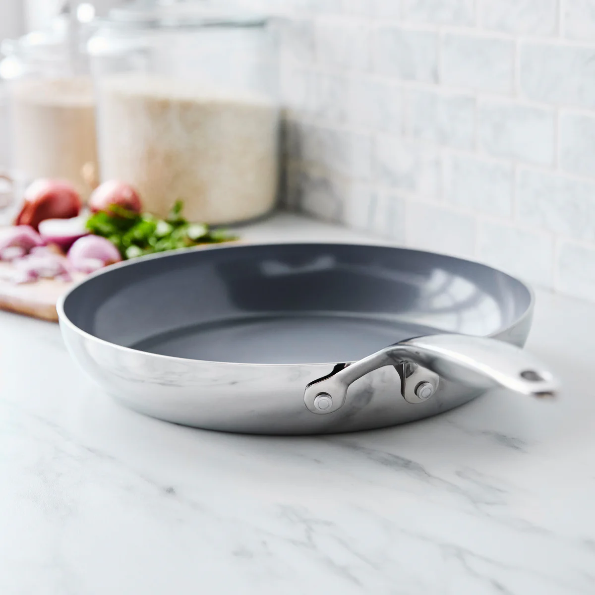 Valencia Pro Stainless Steel 12" Frypan - Image 7