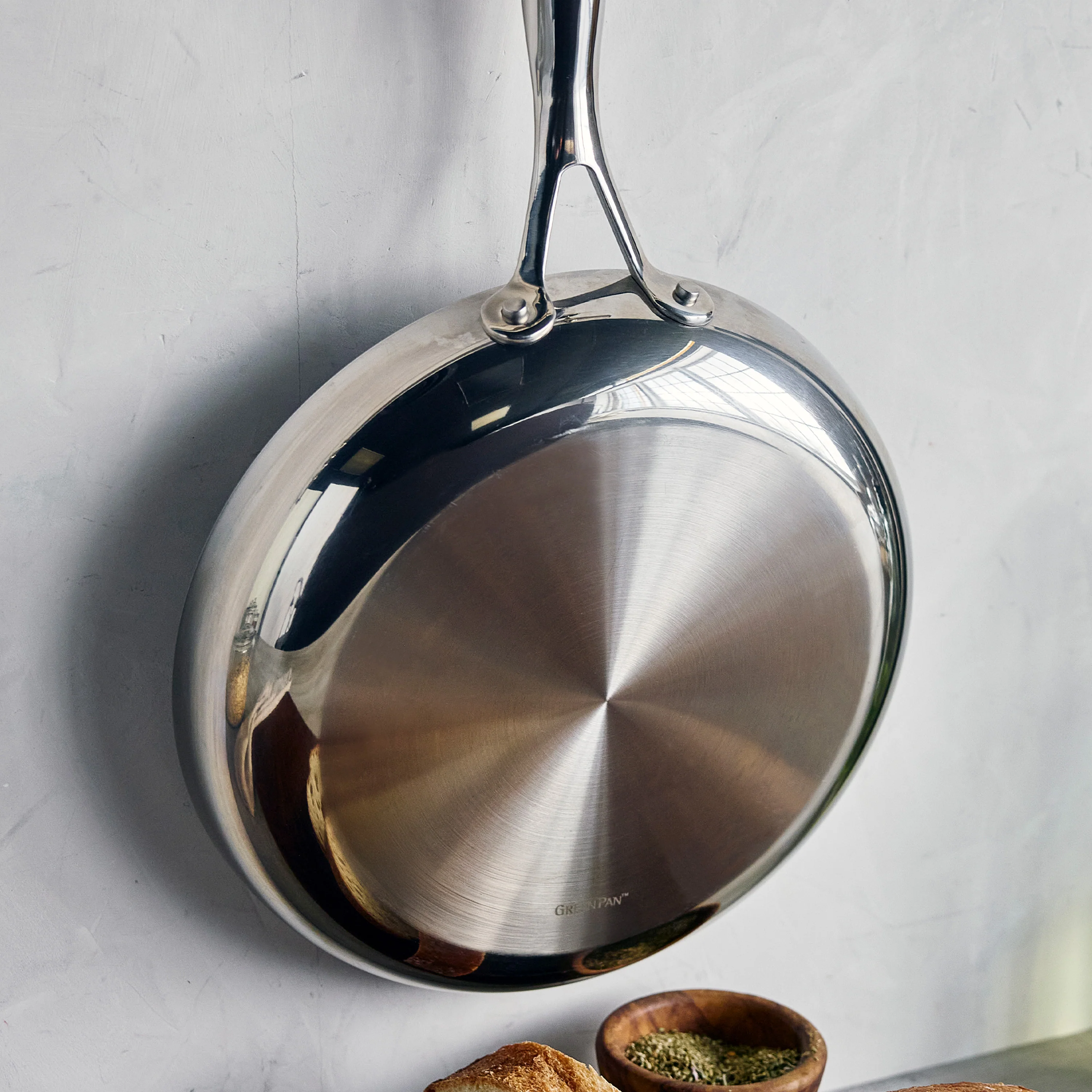 Valencia Pro Stainless Steel Uncoated 10" Frypan - Image 5